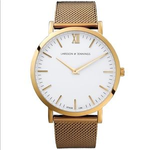 LARSSON & JENNINGS lugano Mesh Strap Watch, 40mm